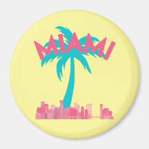 Magnet de paisagem urbana de Miami