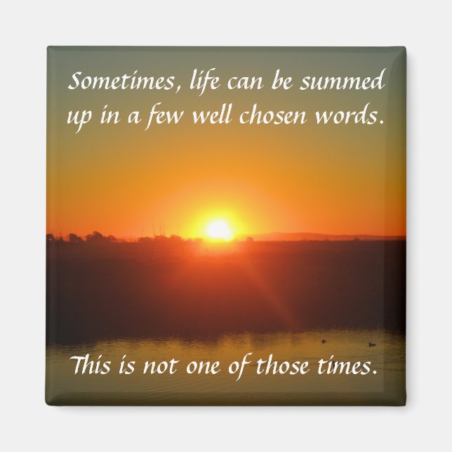 Íman Magnet de Palavras Escolhidas (Frente)