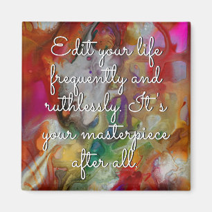 Íman Magnet de Palavras Inspiracionais e de Motivação