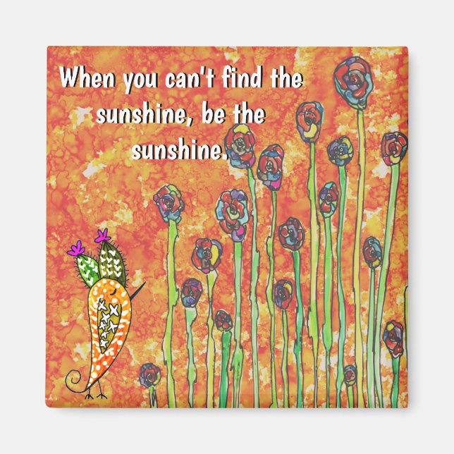 Íman Magnet de Palavras Inspiracionais e Motivacionais (Frente)