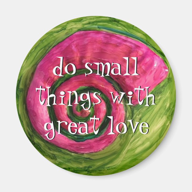 Íman Magnet de Palavras Motivacionais e Inspiracionais (Frente)