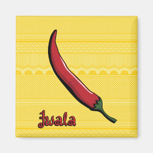 Íman Magnet De Pimenta De Jwala Chili