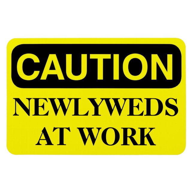 Íman Magnet de porta de cruzeiro engraçado - recém-casa (Horizontal)