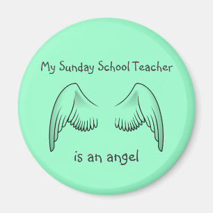 Íman Magnet de Professores da Escola de Domingo