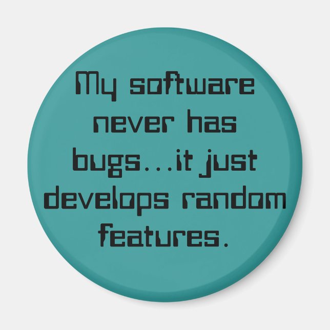 Íman Magnet de Recursos Aleatórios (Frente)