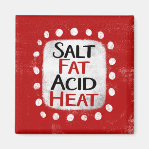 Íman Magnet De Refrigerador De Calor Com Ácido Gordo De