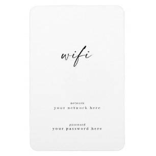 Íman Magnet De Refrigerador De Informações Wifi