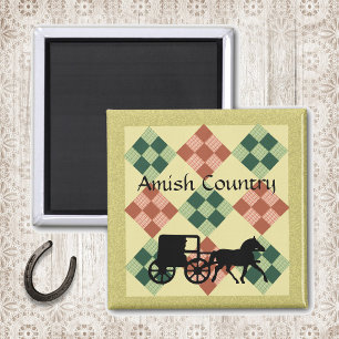 Íman Magnet De Refrigerador Do País Amish