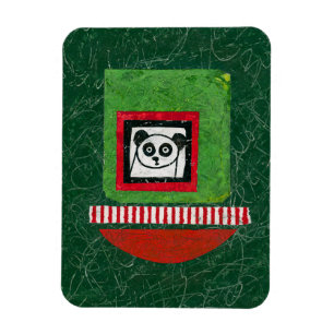 Íman Magnet De Refrigerador Panda Não Preparado