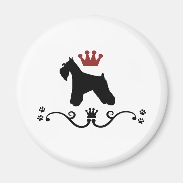 Íman Magnet de Regra de Schnauzers (Frente)