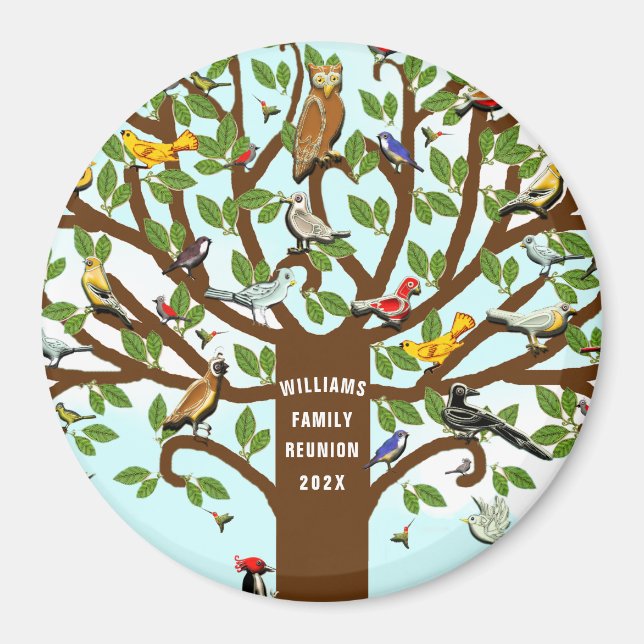 Íman Magnet de Reunião Familiar (Frente)