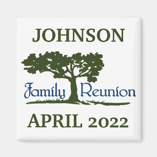 Íman Magnet de Reunião Personalizada da Família