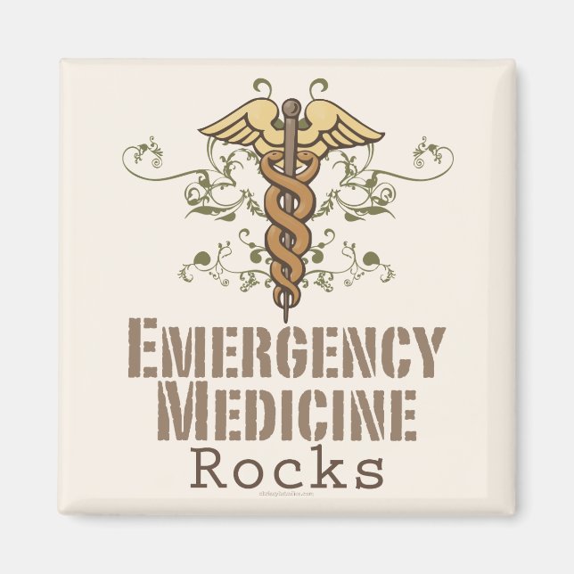 Íman Magnet de Rocks de Medicina de Emergência (Frente)