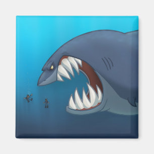 Íman Magnet de Shark Branco do excelente