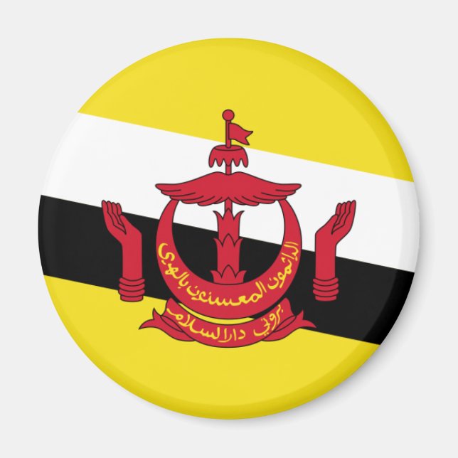 Íman Magnet de Sinalizador Brunei (Frente)