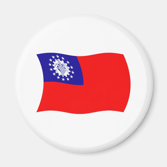 Íman Magnet de Sinalizador da Birmânia (Frente)