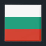 Íman Magnet de Sinalizador da Bulgária<br><div class="desc">Bandeira Bulgária</div>