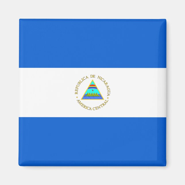 Íman Magnet de Sinalizador da Nicarágua (Frente)