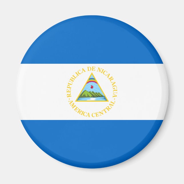 Íman Magnet de Sinalizador da Nicarágua (Frente)