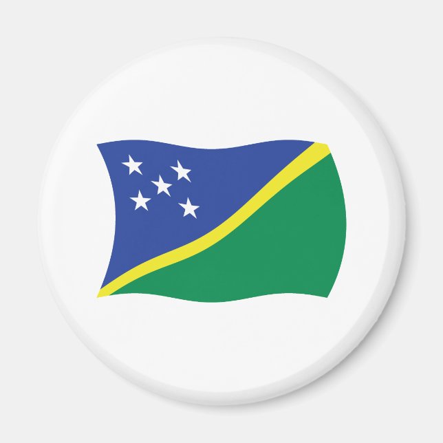 Íman Magnet de Sinalizador das Ilhas Salomão (Frente)