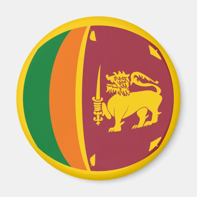 Íman Magnet de Sinalizador de Pesca do Sri Lanka (Frente)