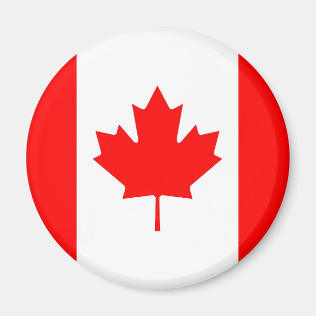 Íman Magnet de Sinalizador do Canadá (Frente)