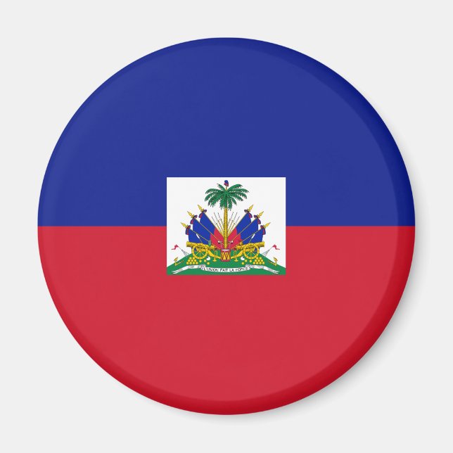 Íman Magnet de Sinalizador do Haiti (Frente)