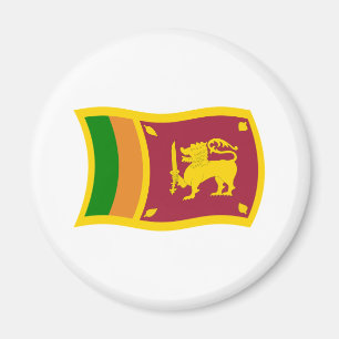 Íman Magnet de Sinalizador do Sri Lanka
