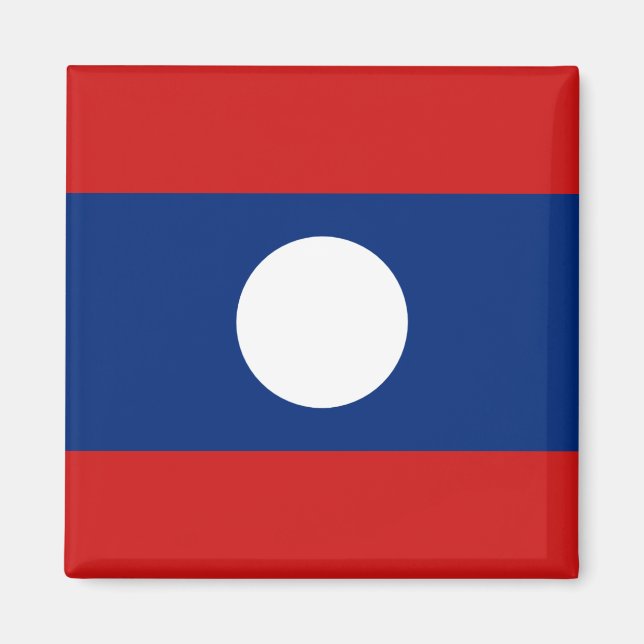 Íman Magnet de Sinalizador Laos (Frente)