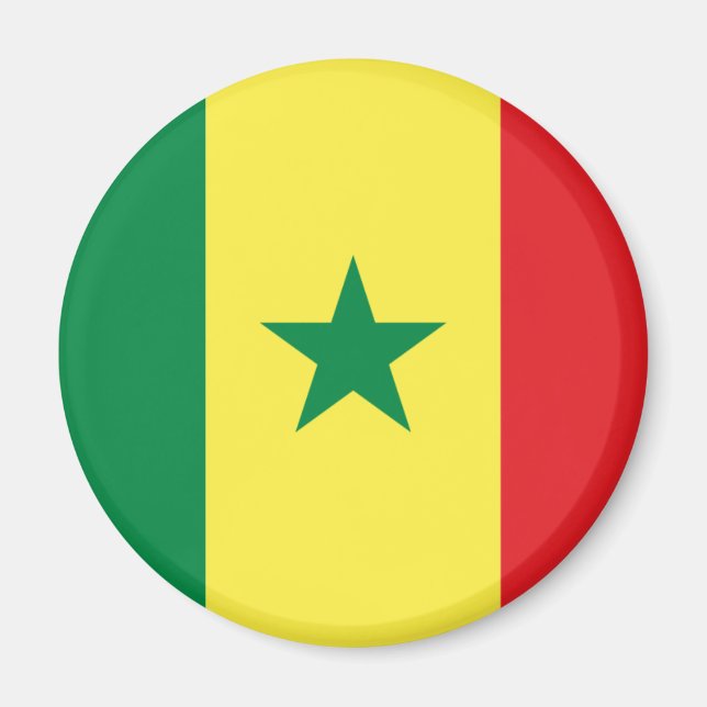 Íman Magnet de Sinalizador Senegal (Frente)
