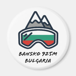Íman Magnet De Snowboard De Bansko Ski