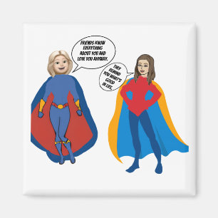 Íman Magnet de Super Amigos Personalizados