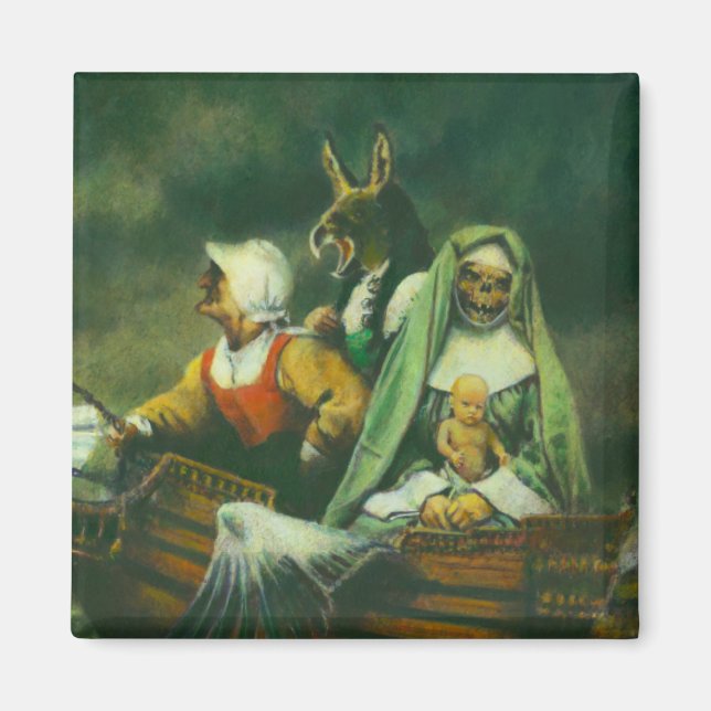 Íman Magnet de Três Bruxas (Frente)