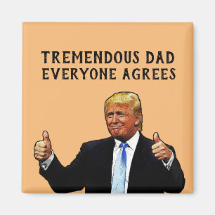 ÍMAN MAGNET DE TRUMP PAI TREMENDO