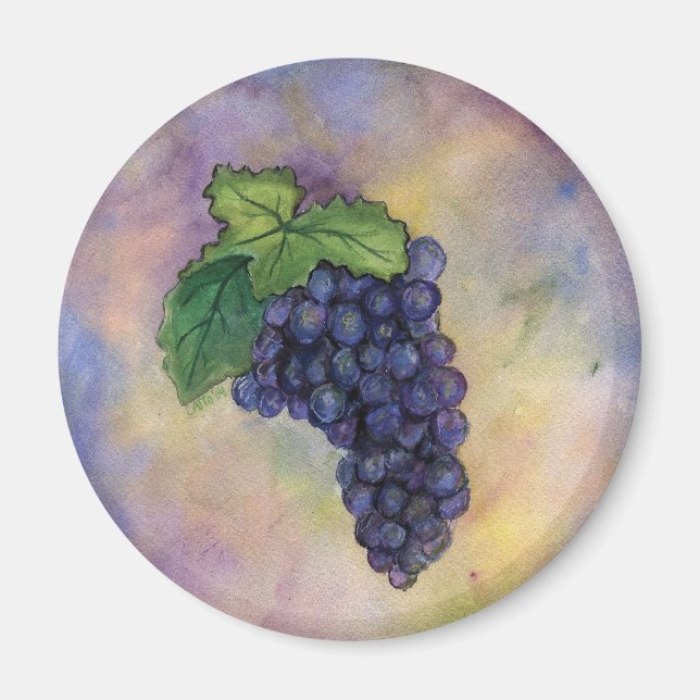 Íman Magnet De Uvas De Vinho Pinot Noir (Frente)