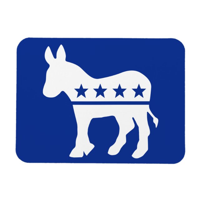 Íman Magnet Democrata Donkey Premium (Horizontal)