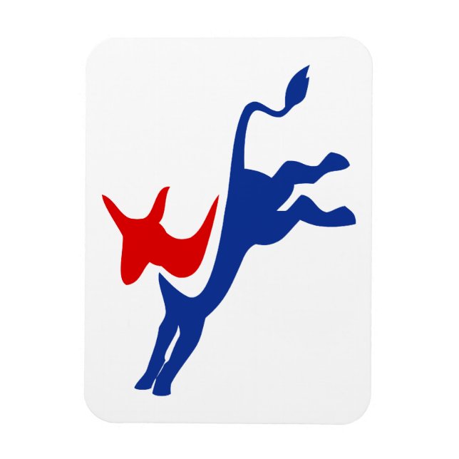 Íman Magnet Democrata Donkey Premium (Vertical)