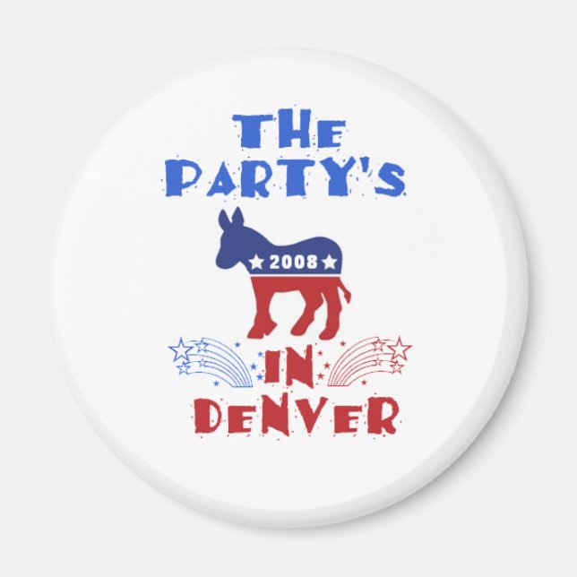 Íman Magnet DNC Denver (Frente)