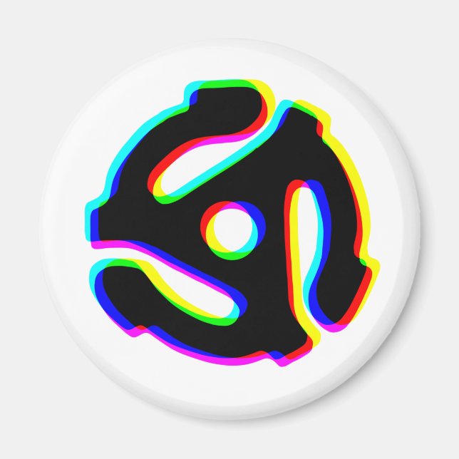 Íman Magnet do adaptador de registro de 45 RPM (Frente)