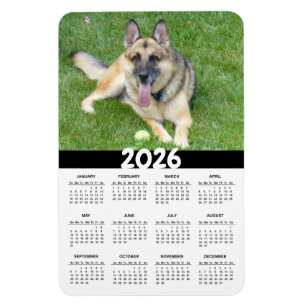 Íman Magnet do Calendário do Cachorro 2026