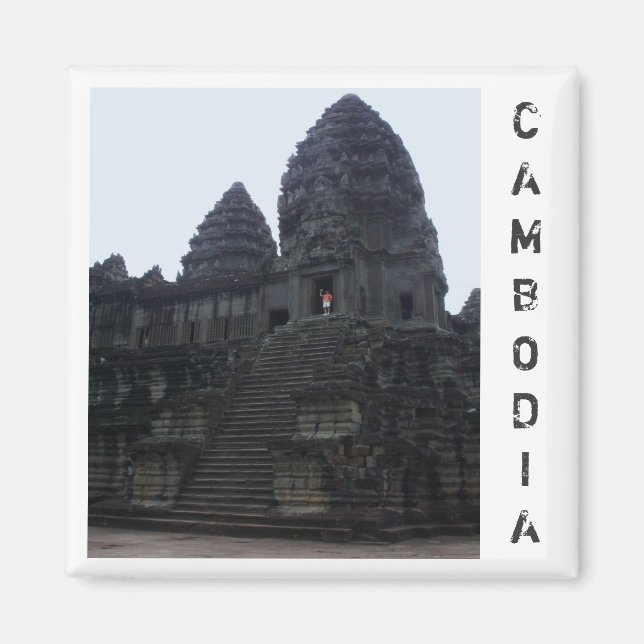 Íman Magnet do Camboja (Frente)