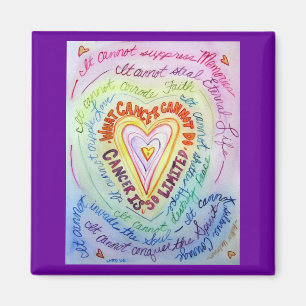 Íman Magnet do Cancer Arco-Íris