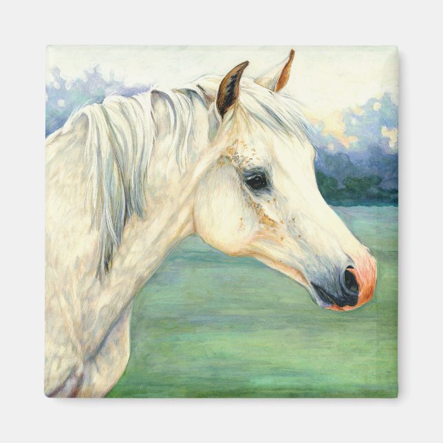Íman Magnet do Cavalo Árabe (Frente)