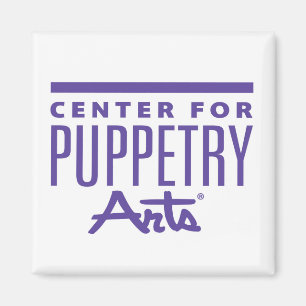 Íman Magnet do Center for Puppetry Arts (Branco)