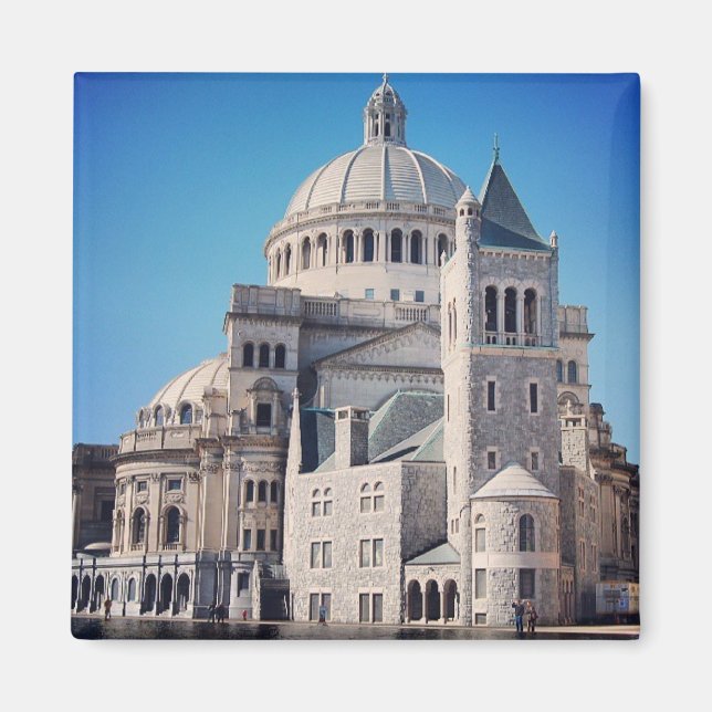 Íman Magnet do Centro de Ciências Cristãs de Boston (Frente)