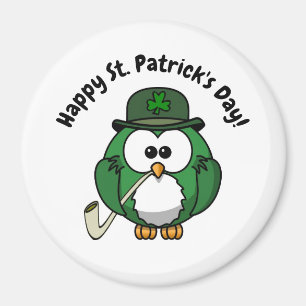 Íman Magnet do Círculo de Coruja Irlandês