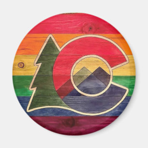 Íman Magnet do Colorado Pride