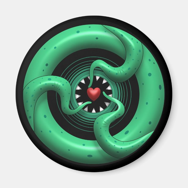 Íman Magnet do Coração de Cthulhu (Frente)