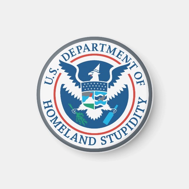 Íman Magnet do Departamento de Estupidez Nacional (Frente)