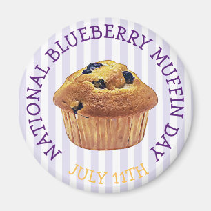 Íman Magnet do Dia de Julho Nacional do Muffin de Aroma